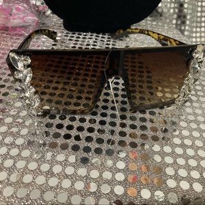 Bling crystal black sunglasses